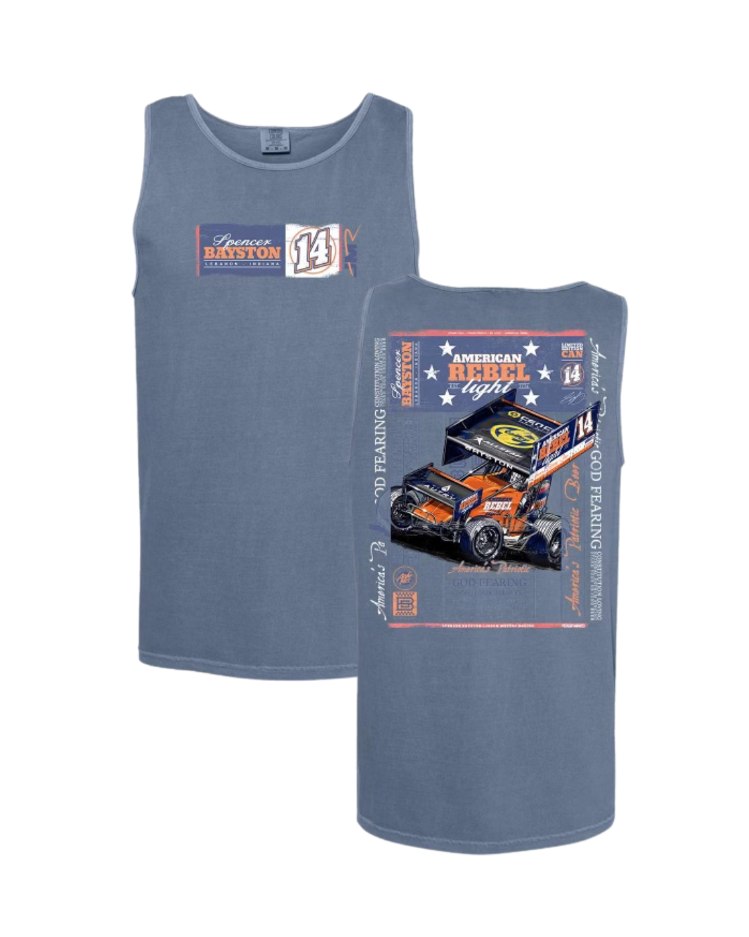 AMERICAN REBEL BLUE JEAN TANK