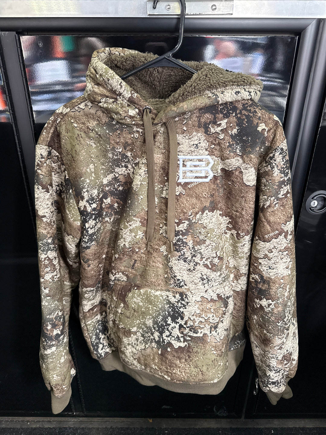 STRATA CAMO HIGH PILE FLEECE HOODIE