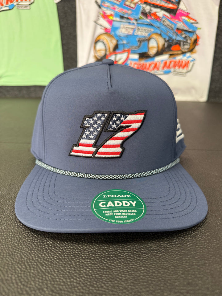 17 AMERICAN FLAG HAT