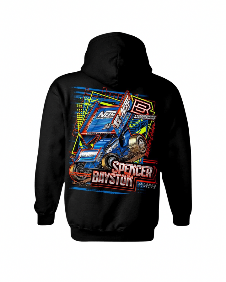 CHROME 17 BLACK HOODIE