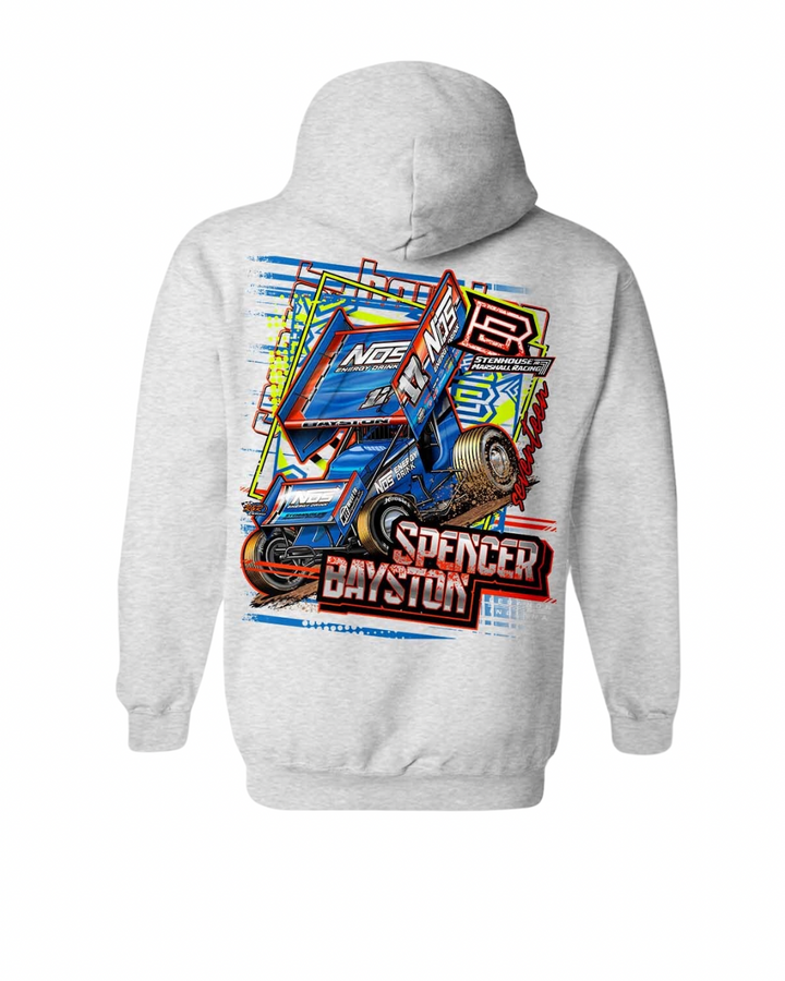 CHROME 17 ASH HOODIE