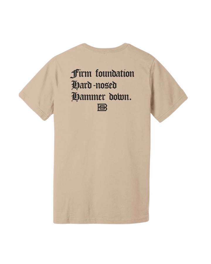 FIRM FOUNDATION T-SHIRT TAN