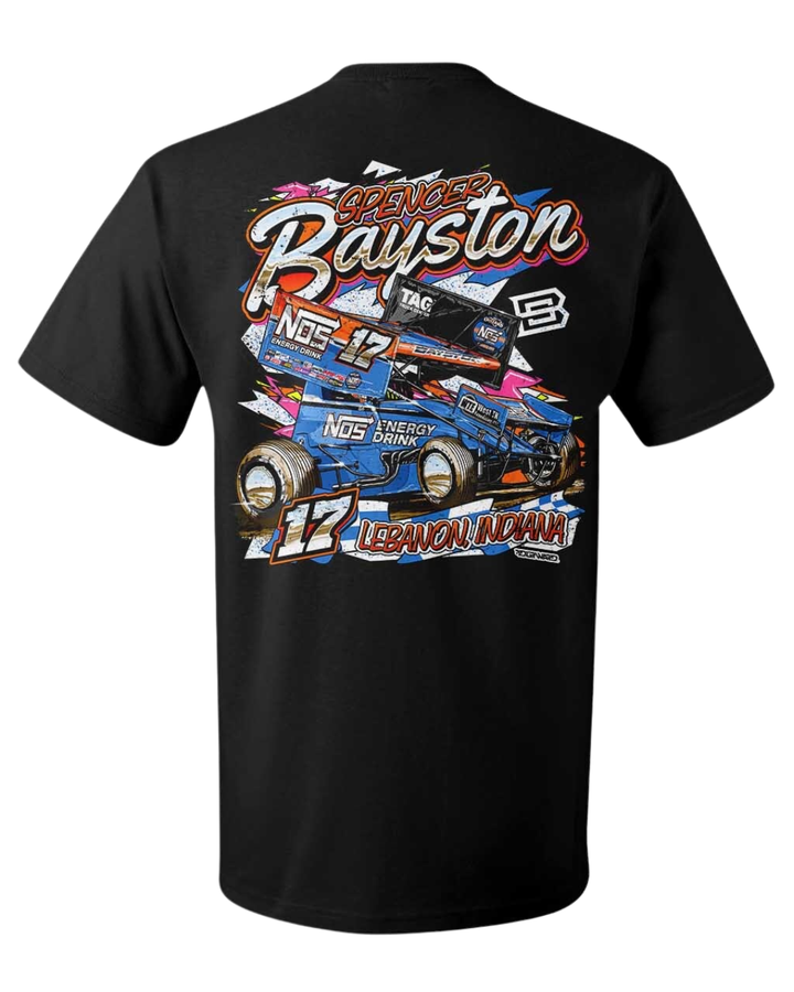 MECHANICAL BLUE BLACK T-SHIRT