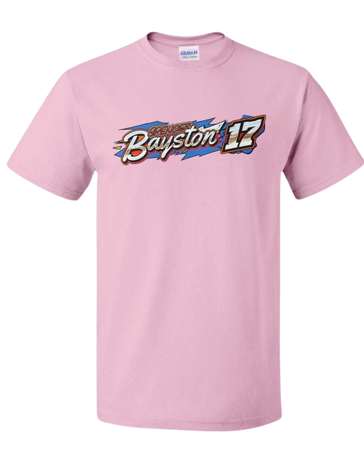 MECHANICAL BLUE LIGHT PINK T-SHIRT