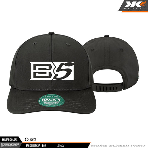 SB5 BLACK BACK 9 HAT
