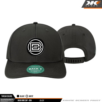 SB BACK 9 BLACK SNAPBACK