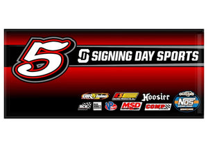 Autographed 5 Replica Wing Panel